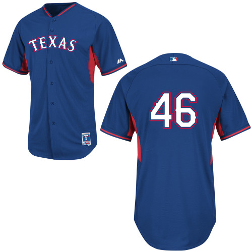 Robbie Ross Jr #46 Youth Baseball Jersey-Texas Rangers Authentic 2014 Cool Base BP MLB Jersey